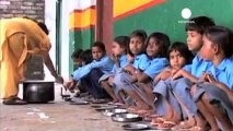 Children caught in India food poisoning scandal...