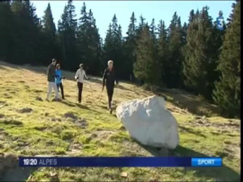 Euro Nordic Walk Vercors sur France 3 Alpes