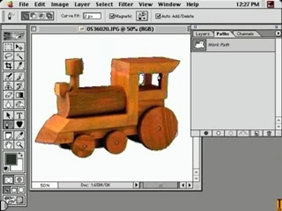 photoshop - Trace - masque et eps