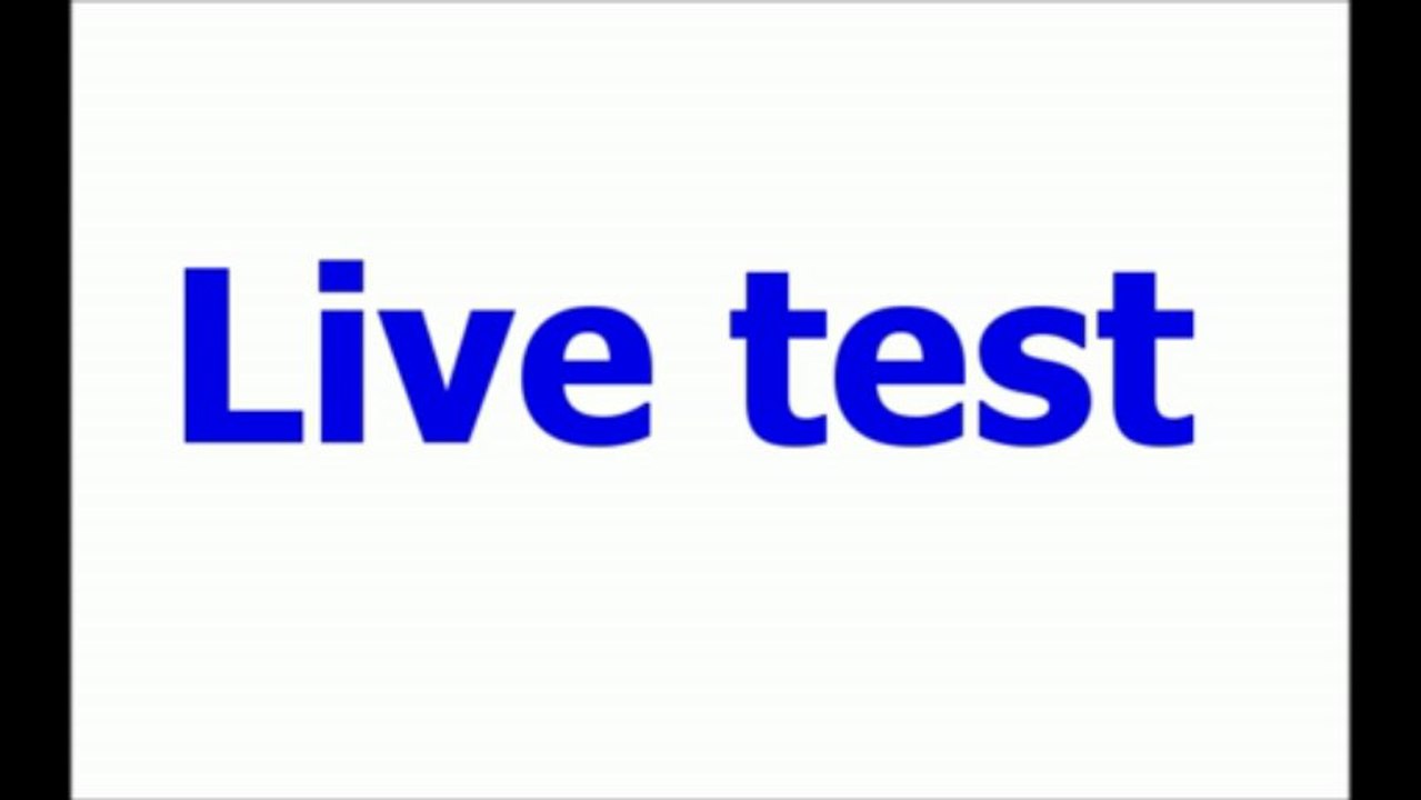 live test