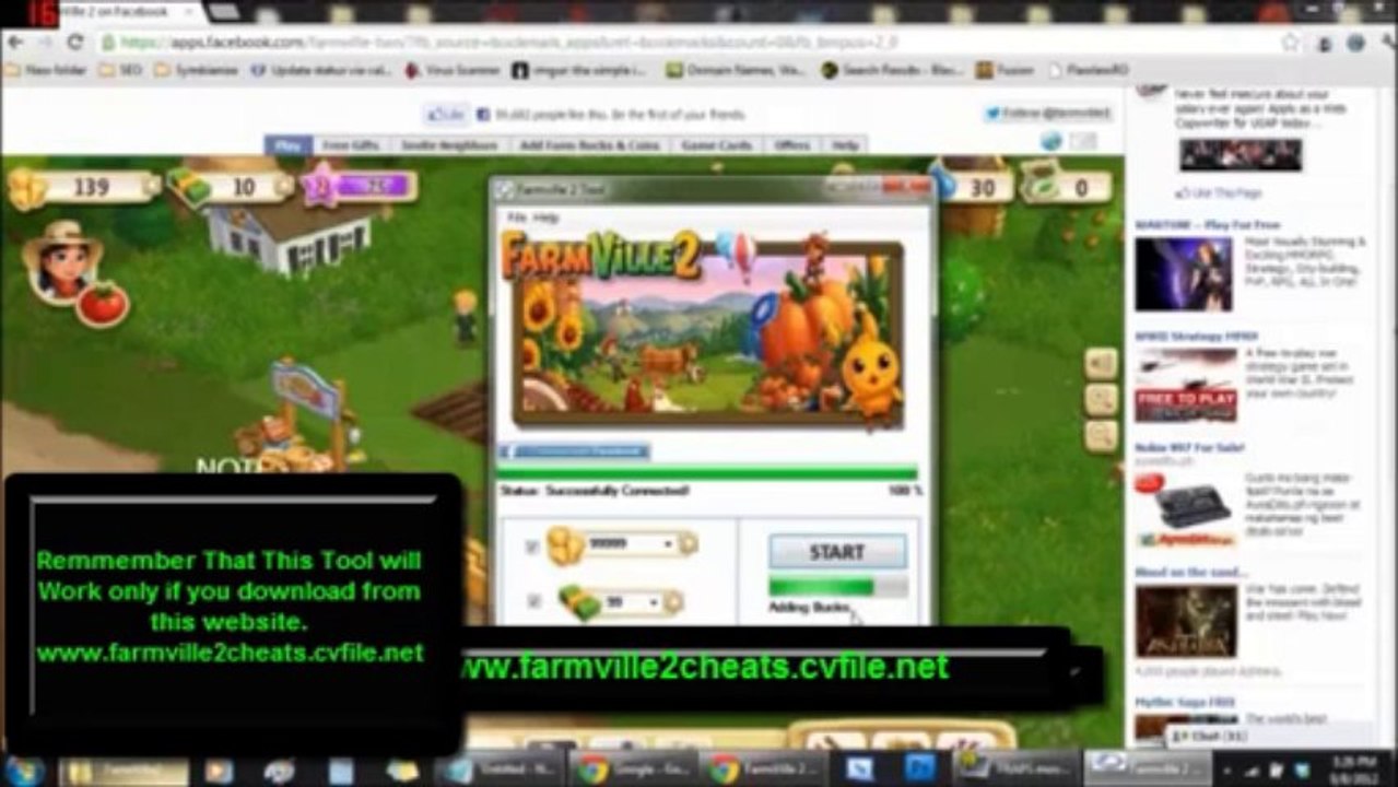 New Latest FarmVille 2 Hacks and Cheats Version 1.5 Legit Download