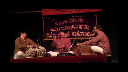 VIDYARANYA KANNADA KUTA: DASA DAY 2013: SHRINIVAS JOSHI IN CONCERT: HARI BHAJANE MAADO
