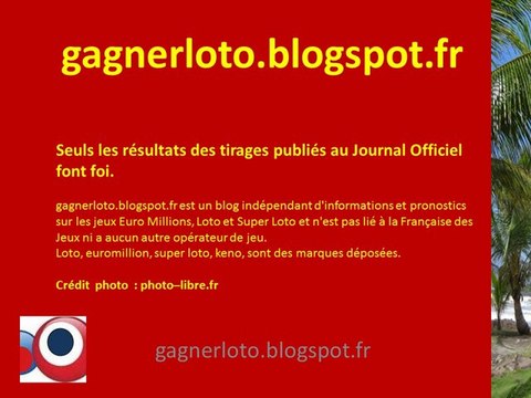 Résultat Tirage LOTO lundi 29 juillet notre SYSTEME