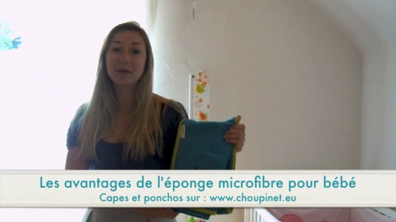 Cape de bain bébé et poncho de bain bébé - La matière microfibre pour bébé expliquée par Choupinet.eu