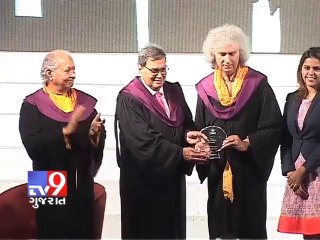 Tv9 Gujarat -Mumbai Big B, Chaurasia, Shiv Kumar Sharma honored at Whistling Woods