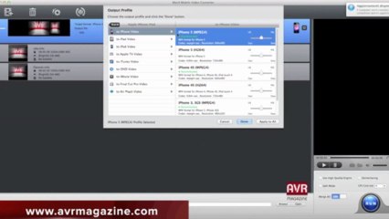 MacX Mobile Video Converter - Convertitore Video e Musica per Mac - Video AVRMagazine.com