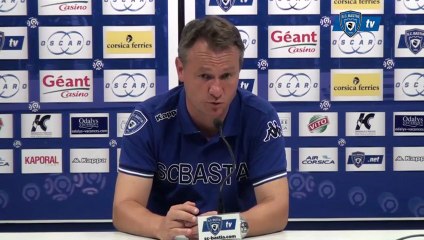 Amical : SCB 1-2 CAB : Réaction de F. Hantz