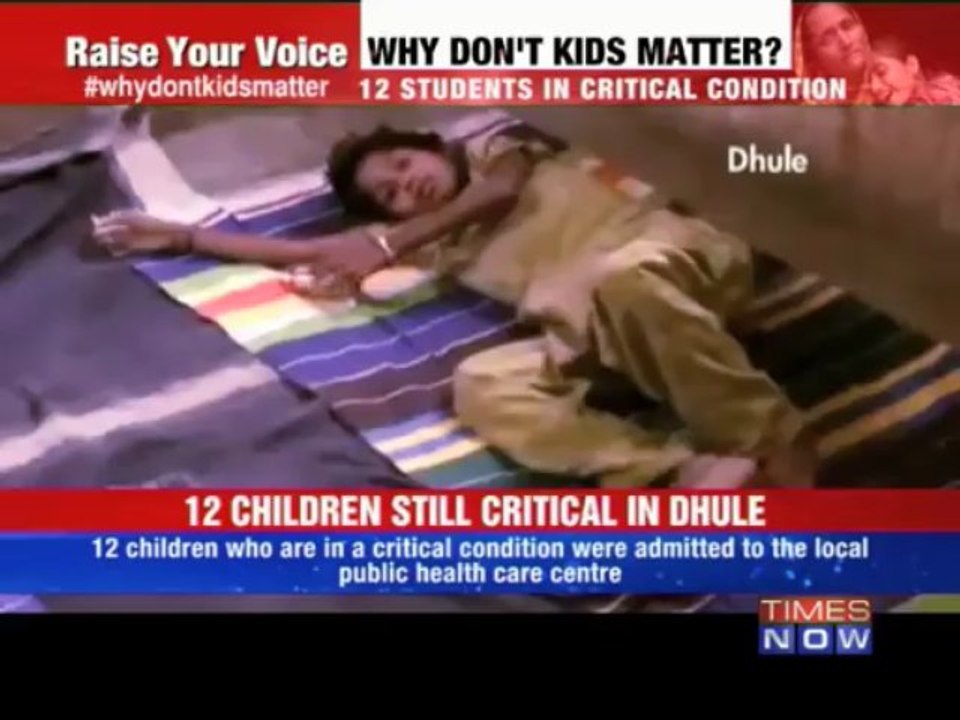 Kids given contaminated water in Maharashtra