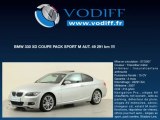 VODIFF : BMW OCCASION ALSACE : BMW 330 XD COUPE PACK SPORT M AUT. 49 291 km !!!!