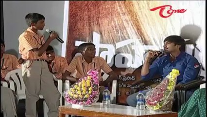 Gopichand & Taapsee | Sahasam Movie Special Screening to School Students | Part 2