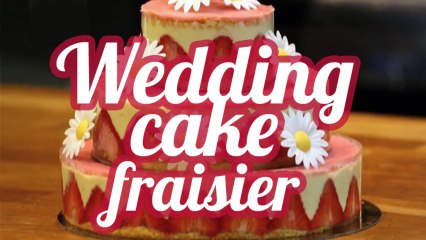 Wedding cake fraisier