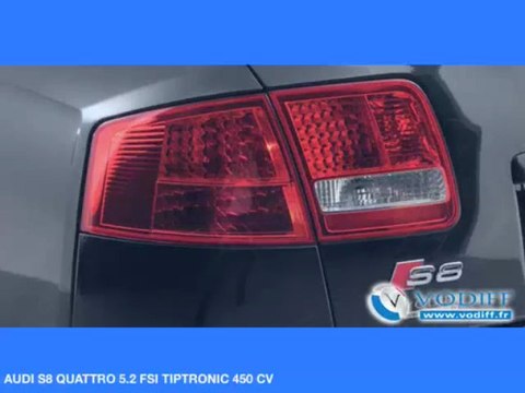 VODIFF : AUDI OCCASION ALSACE : AUDI S8 QUATTRO 5.2 FSI TIPTRONIC 450 CV