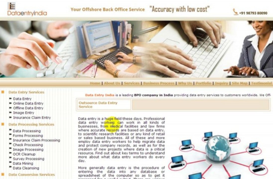 Data Entry India  Data Entry India Service  Outsource Data Entry