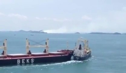 Fast and furious sur l'océan - carambolage de bateau