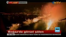 İstanbul Boğazında Cumhuriyet Bayramı Kutlamaları   CUMHURİYET BAYRAMI KUTLU OLSUN   HD