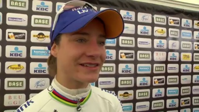 Marianne Vos wins Women's Tour of Flanders - 2013 UCI Women's Road World Cup. Tour de Flandre féminin.