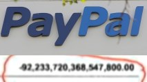 PayPal Accidentally Credits Man 92 Quadrillion Dollars