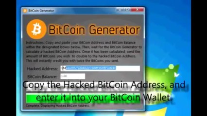 BitCoins Hack -  BitCoin Generator 2013
