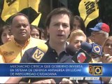 Ramón Muchacho pide al gobierno que invierta en seguridad ciudadana 