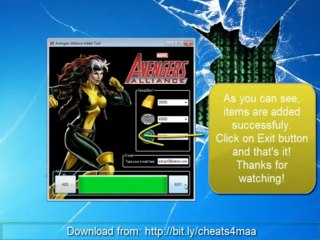 Marvel Avengers Alliance Hack - (Generate Unlimited Command points) 2013