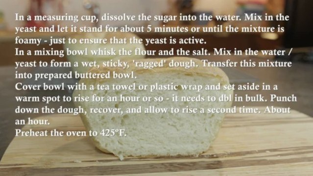 Easy 'No-Knead' Bread Recipe