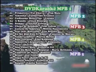 DVDokê, Karaokê - MPB - 130 músicas