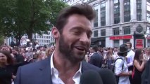 Hugh Jackman talks about getting naked at the Wolverine Premiere
