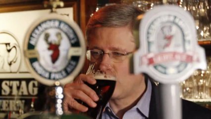 Stephen Harper: Liar, Hypocrite... Drinker