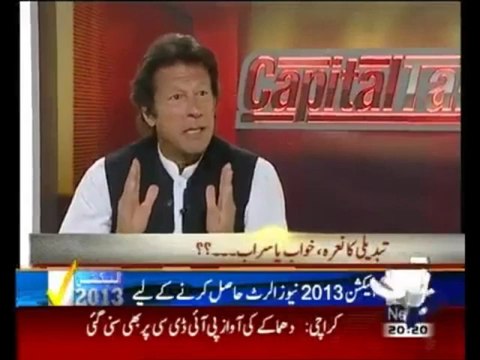 Imran Khan Exclusive Interview in Capital Talk with Hamid Mir (15th April 2013) Full