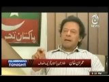 Imran Khan Interview Latest 8 July 2013 (8-07-21013) with Islamabad Tonight AAj News