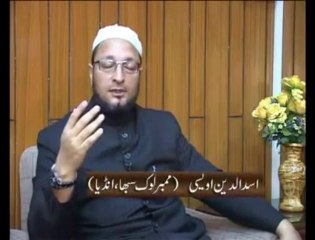 Member of Lok Sabha MP India Asaduddin Owaisi applauds Dr Tahir ul Qadri work for Global Peace