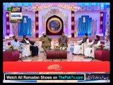 Shan-e-Ramazan With Junaid Jamshed By Ary Digital (Saher) - 19th July 2013 - Part 2