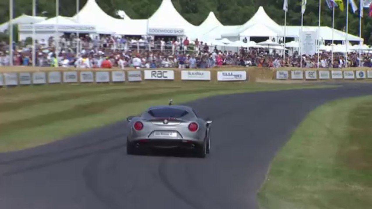Alfa Romeo 4C à Goodwood