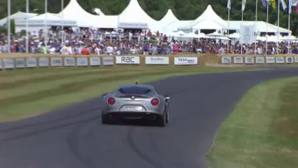 Alfa Romeo 4C à Goodwood