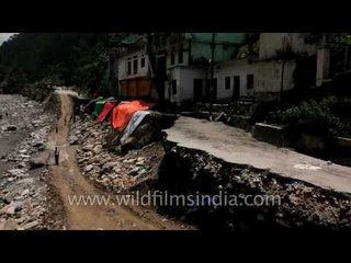 Totally devastated village of Sili, Uttarakhand