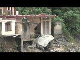 Damaged houses in Rudraprayag - Uttarakhand Floods