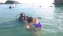 Scuba Soldier - Back From Afghanistan Early - Surprises Family