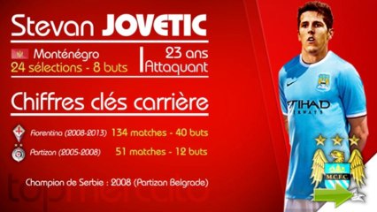 Jovetic à Manchester City, les chiffres clés !