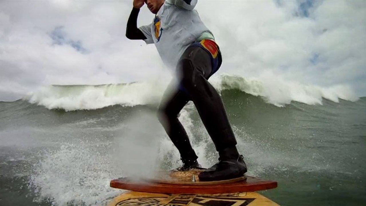 Surf Sur Un Bouclier - Extrême surf Hossegor