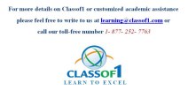Supply Chain Behavior : Operations Management Homework Help by Classof1.com