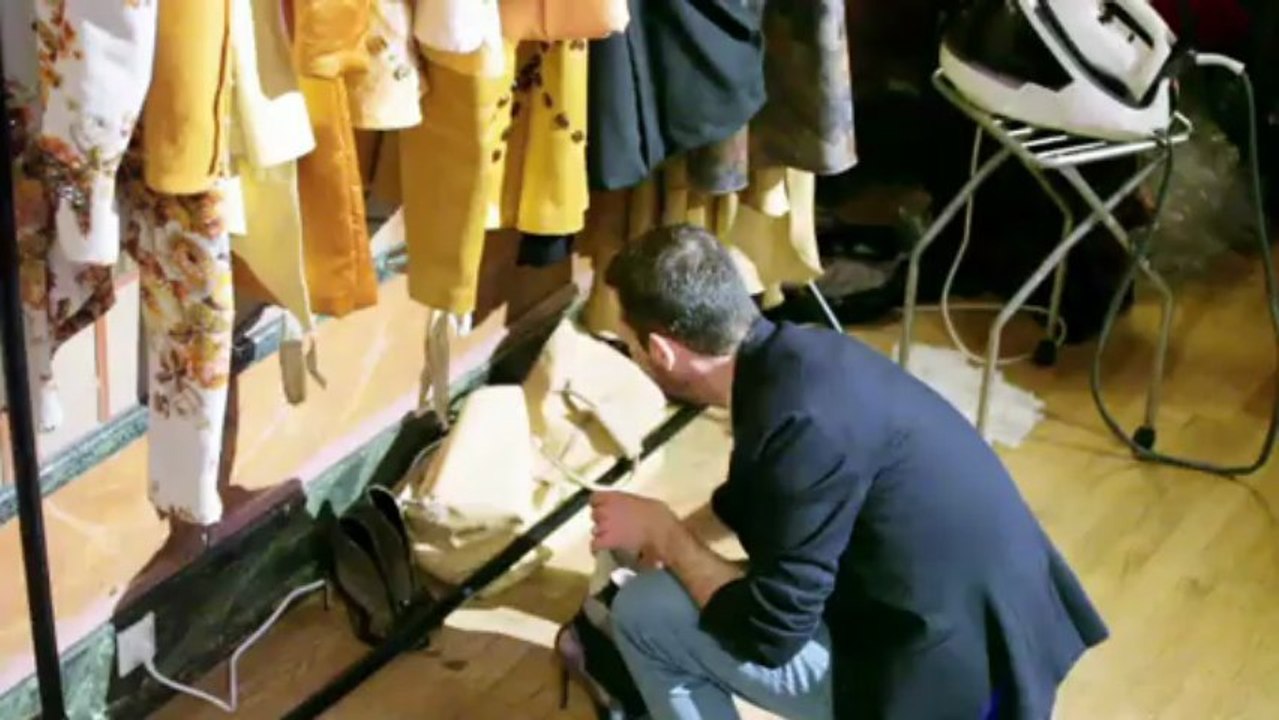 Backstage Jeremy BUENO 'Elizabeth' Hiver 2013_2014. Video: Jean Luc Ruffinel