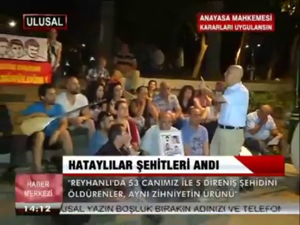 HATAY'LILAR ŞEHİTLERİ ANDI