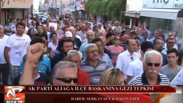 Aliağa Ak Parti İlçe Başkanı Kazım Ulaş'a Gezi Tepkisi