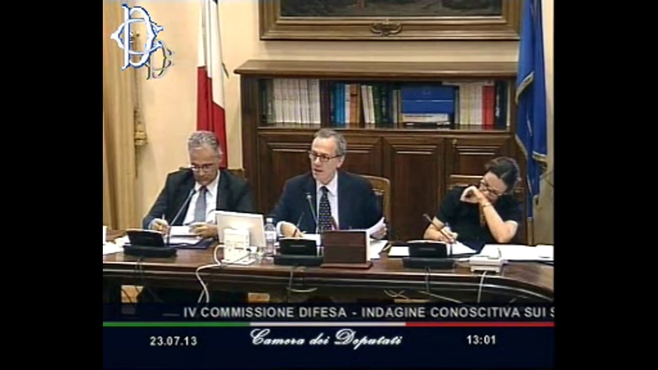 Roma - L'audizione del Ministro della difesa, Mario Mauro (23.07.13)
