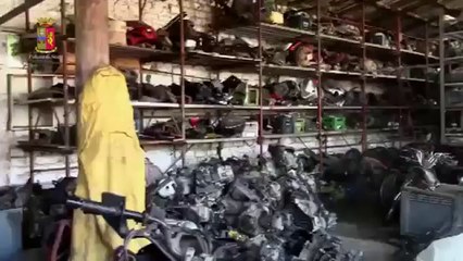 Roma - Polizia stradale "Operazione autodemolitori" (23.07.13)