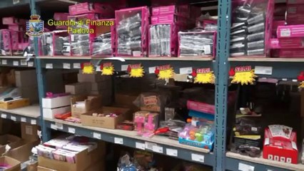 Padova - Sequestrati prodotti cinesi (23.07.13)