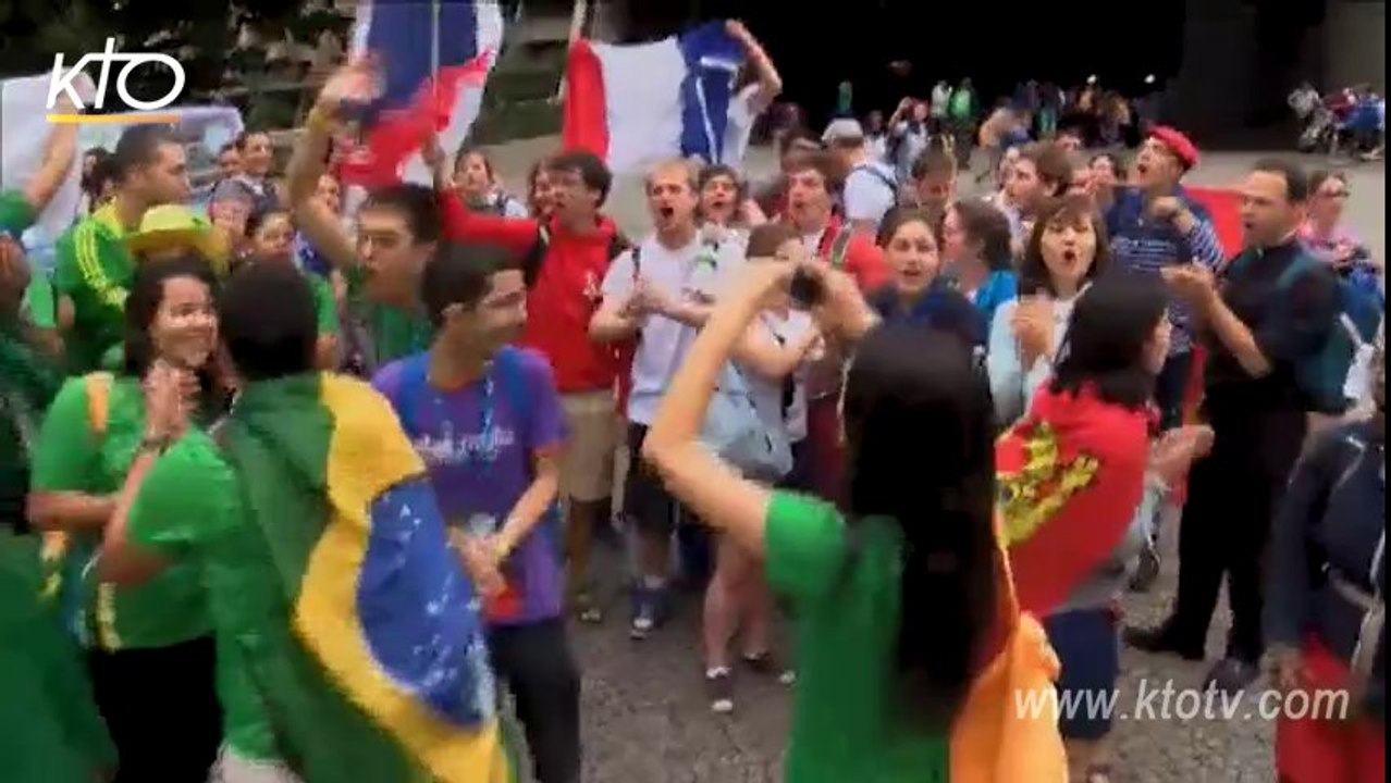 Les français des JMJ réunis à la cathédrale de Rio