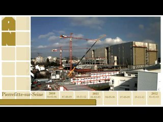 Construction du bâtiment de Pierrefitte-sur-Seine