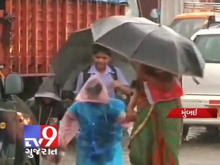Tv9 Gujarat - Heavy rain slows down Mumbai, High tide alert