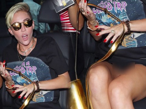 OMG Miley Cyrus Faces a Major Wardrobe Malfunction